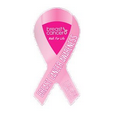 Breast Cancer Custom Shape Music Download Card